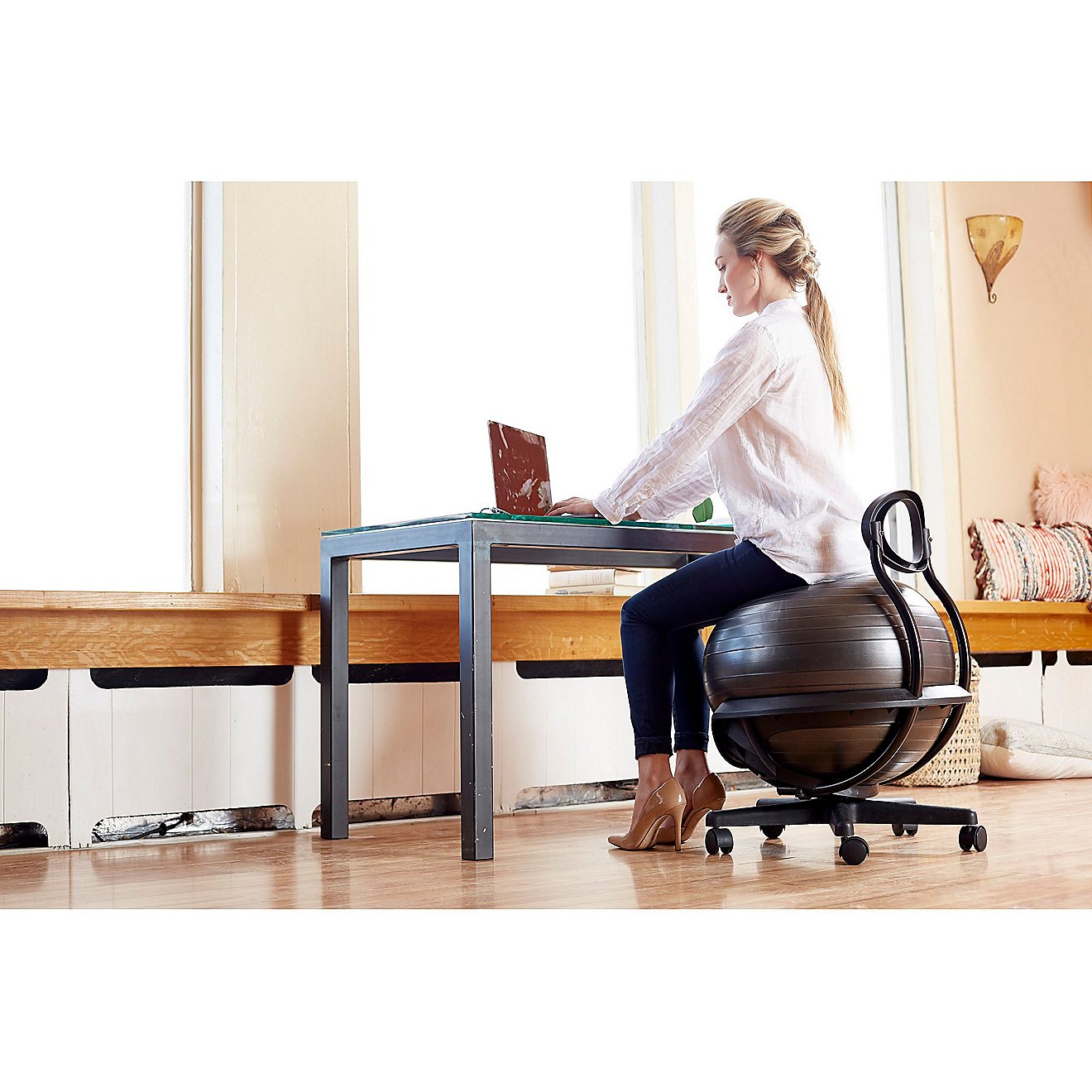 Gaiam Ultimate Balance Ball Rolling Chair                                                                                        - view number 6