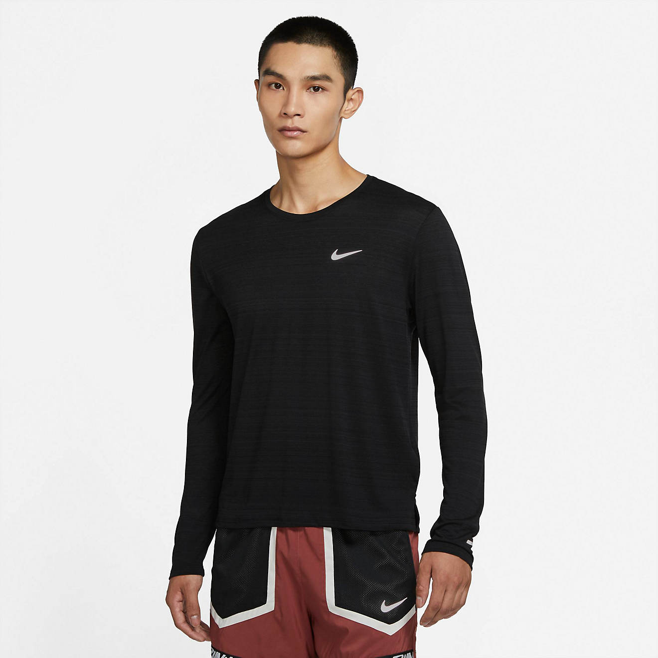 Nike Men's Dri-FIT Miler Long Sleeve Shirt | Academy