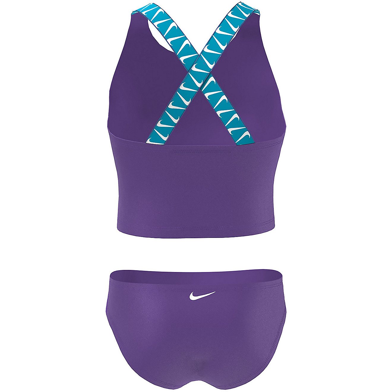 Nike Girls' Logo Tape Crossback Midkini Set                                                                                      - view number 2