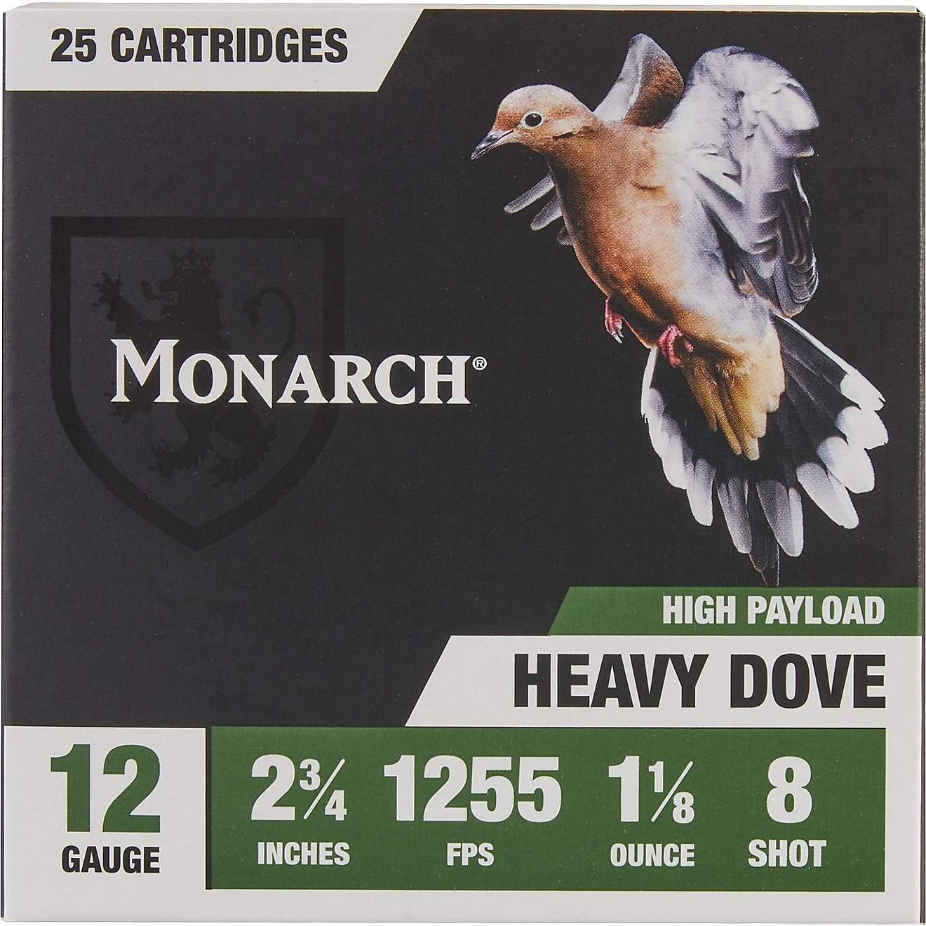 Monarch 12-Gauge 6 Shot Heavy Dove Shotshells - 25 Rounds                                                                        - view number 1