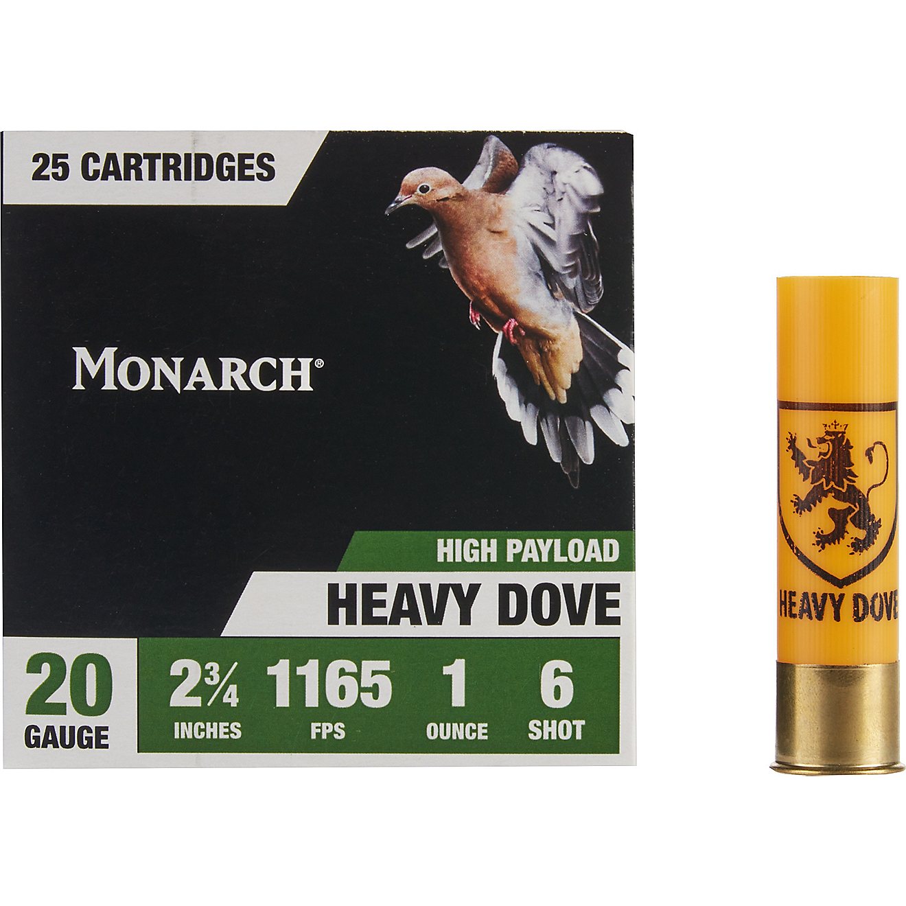 Monarch Heavy Dove Loads 20 Gauge Shotshells - 25 Rounds                                                                         - view number 4
