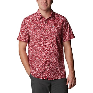 Columbia Sportswear Men's University of Arkansas Super Slack Tide Button Down Shirt