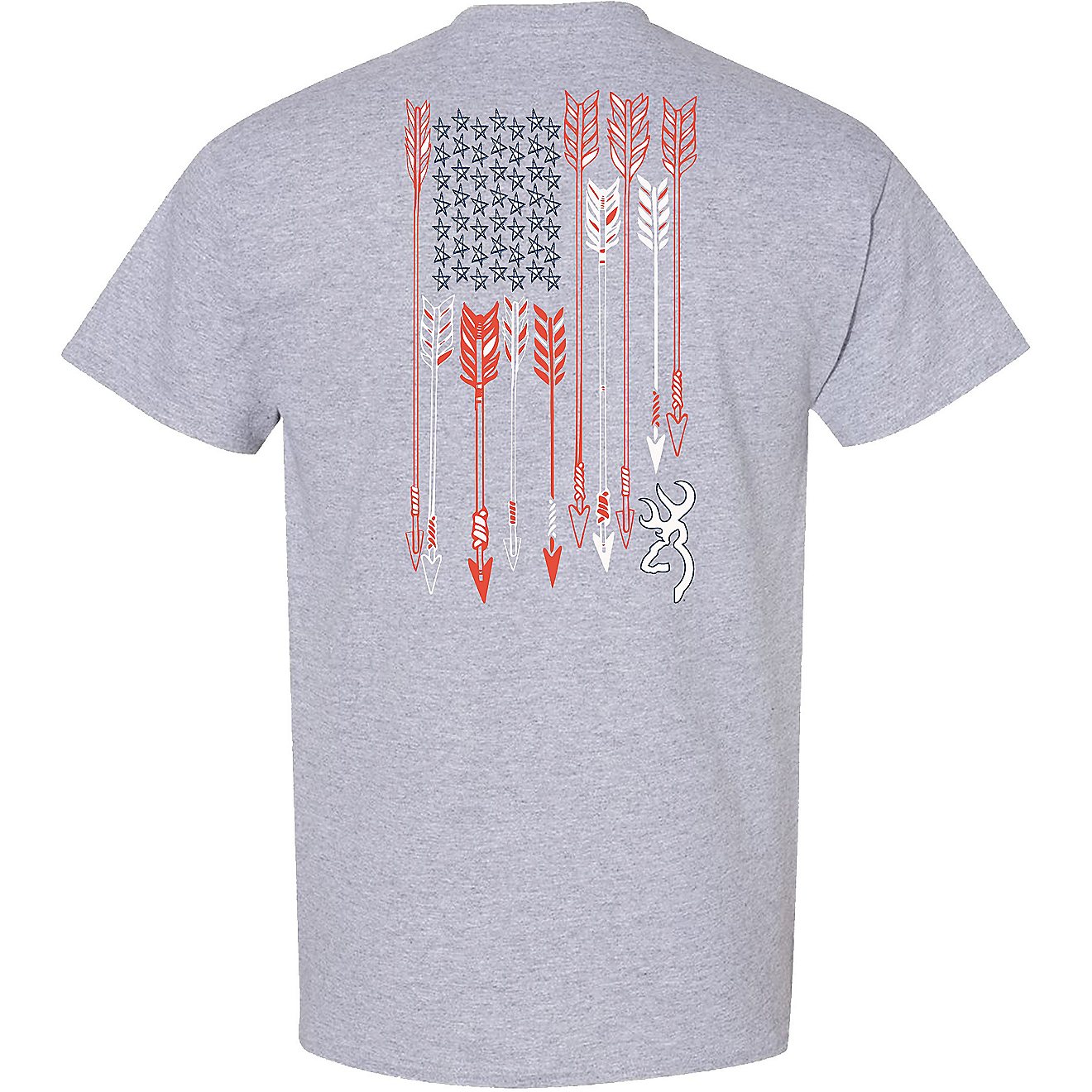 Browning Men's Arrow Flag Graphic T-shirt                                                                                        - view number 1