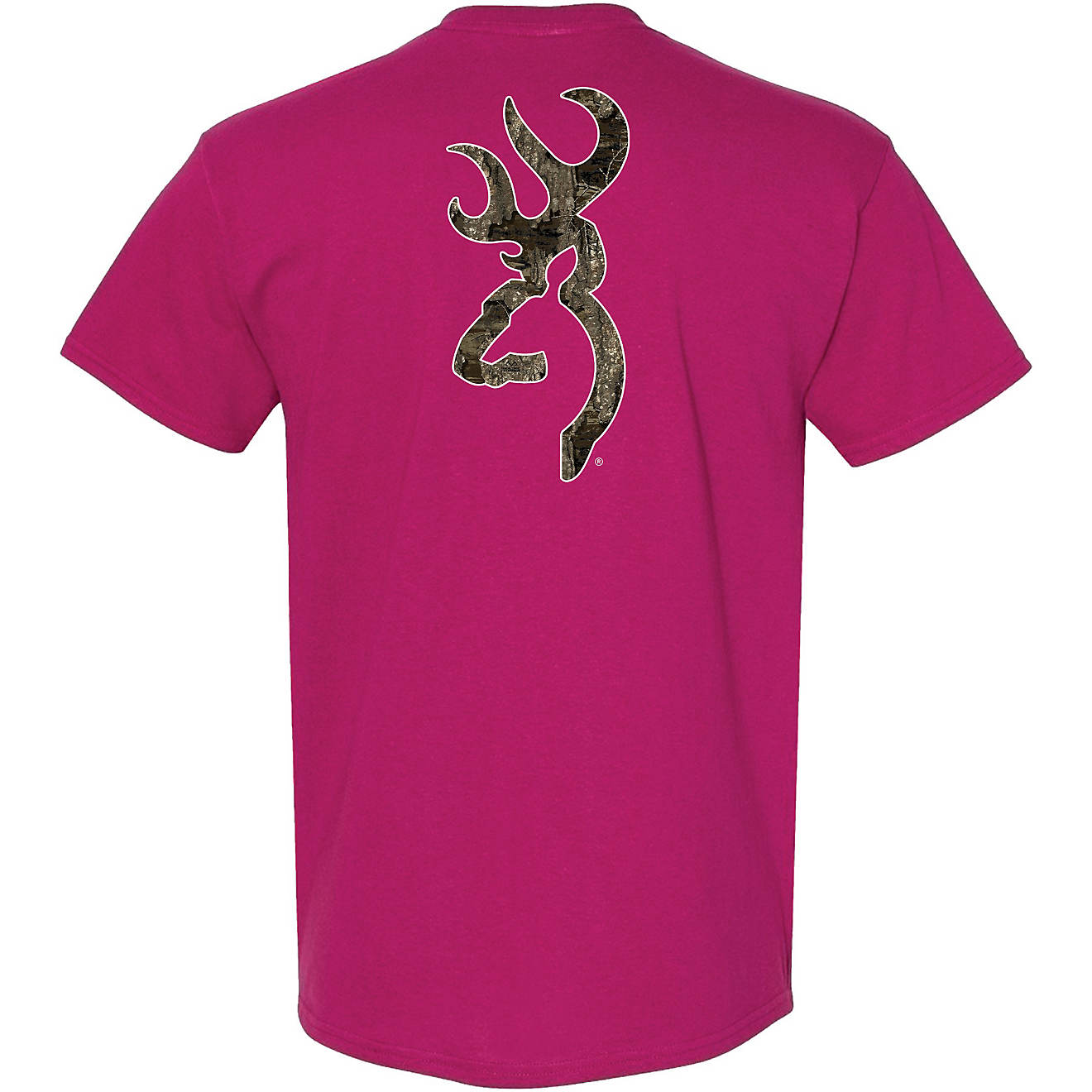 Browning Women's Realtree Timber Camo Buckmark Graphic T-shirt                                                                   - view number 1