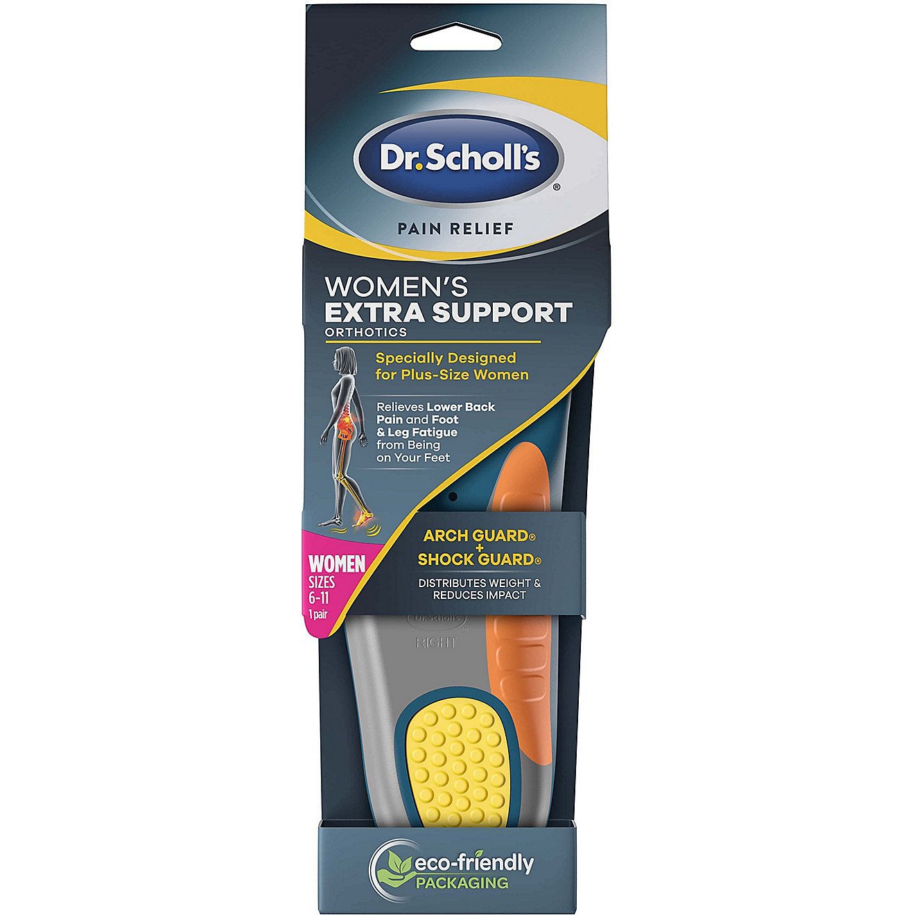 Dr. Scholl's Women's Heavy Duty Extra Support Orthotic Insoles                                                                   - view number 1