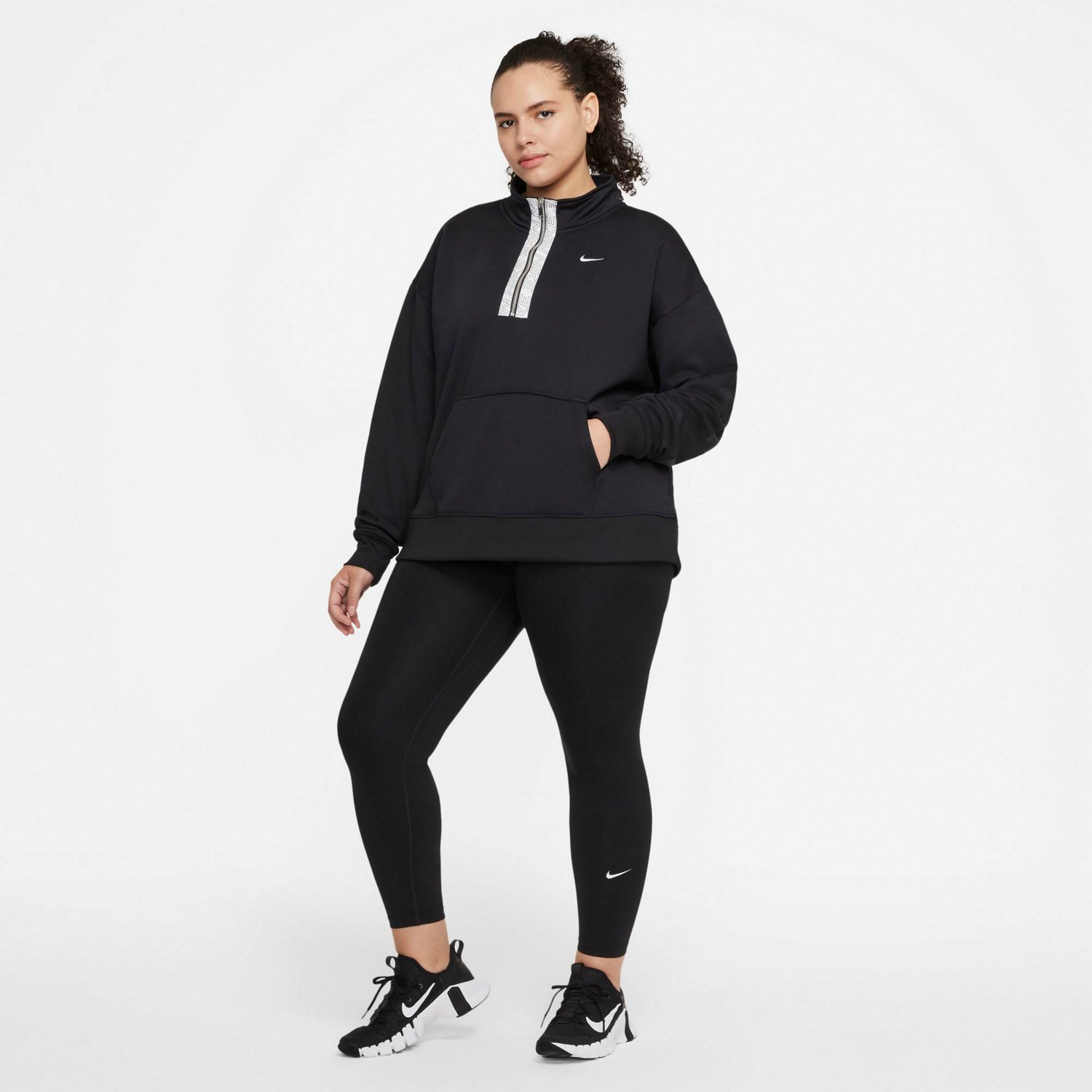 Nike Women's Therma-FIT 1/2-Zip Plus Size Training Top | Academy