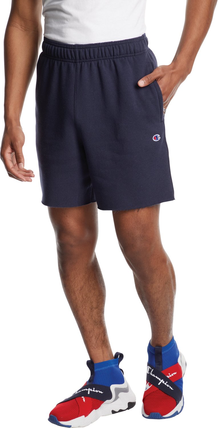 Champion Men’s Powerblend Fleece Shorts 7 in Academy