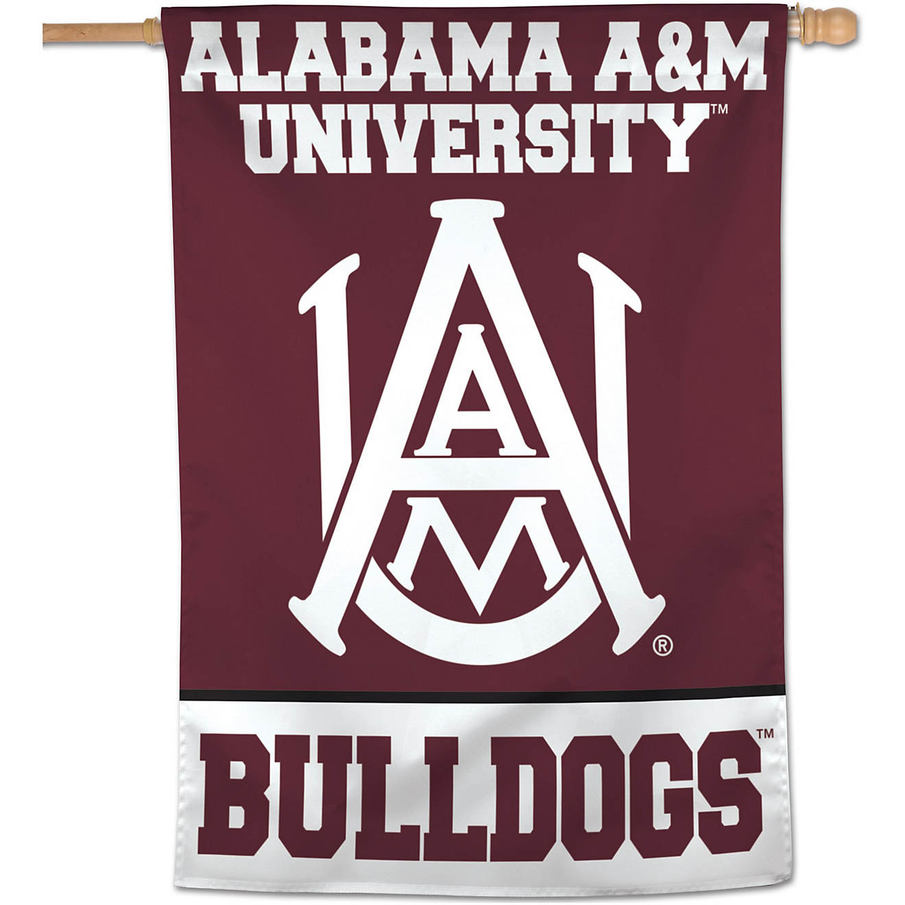 WinCraft Alabama A&M University 28x40 Vertical Flag                                                                              - view number 1