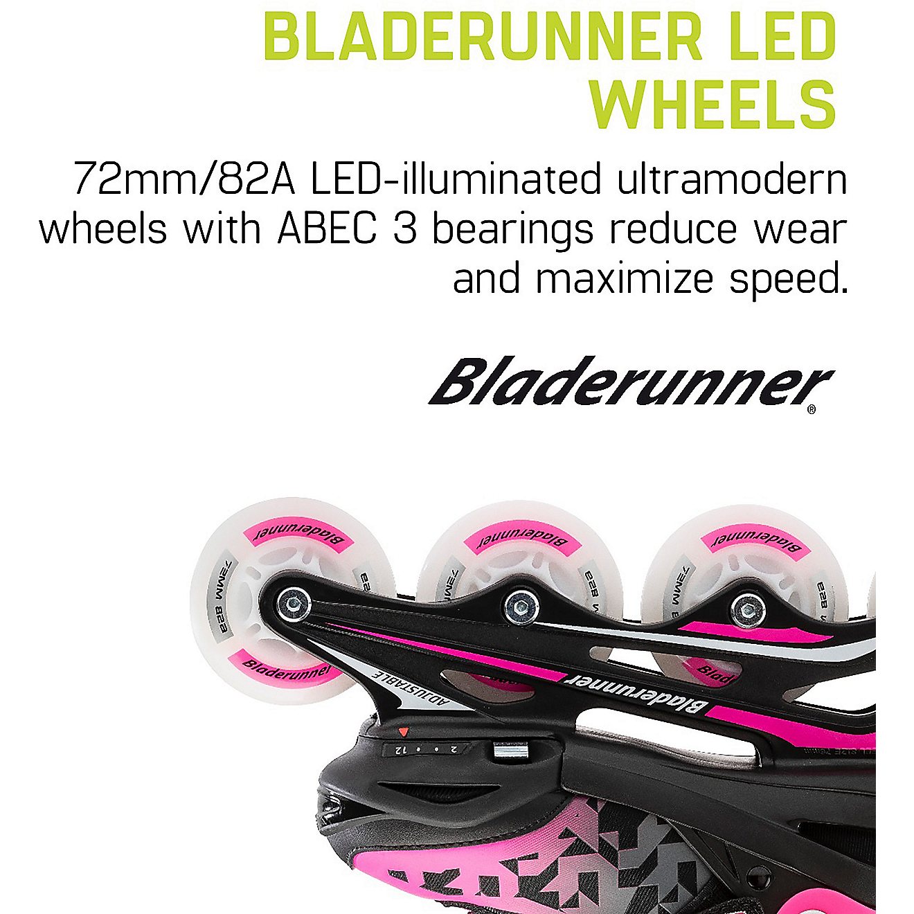 Rollerblade Girls' Phoenix Flash 12J-2 Adjustable LED In-Line Skates                                                             - view number 9