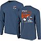 Image One Women's University of Texas at San Antonio Comfort Color Hand Drawn Flag Long Sleeve T-shirt                           - view number 3 image