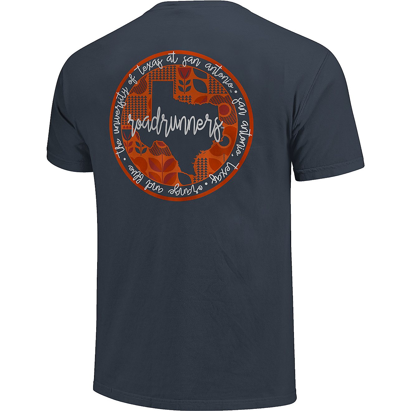 Image One Women's University Of Texas At San Antonio Comfort Color Circle Pattern State Script T-Shirt                           - view number 1