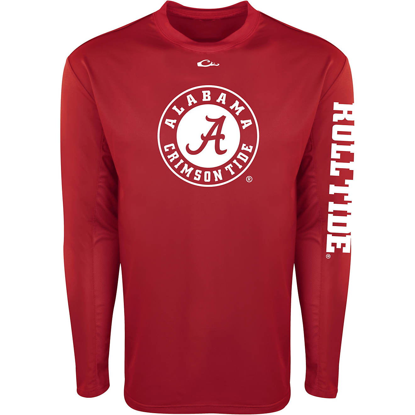 Drake Men's University of Alabama Performance Logo Long Sleeve Shirt ...