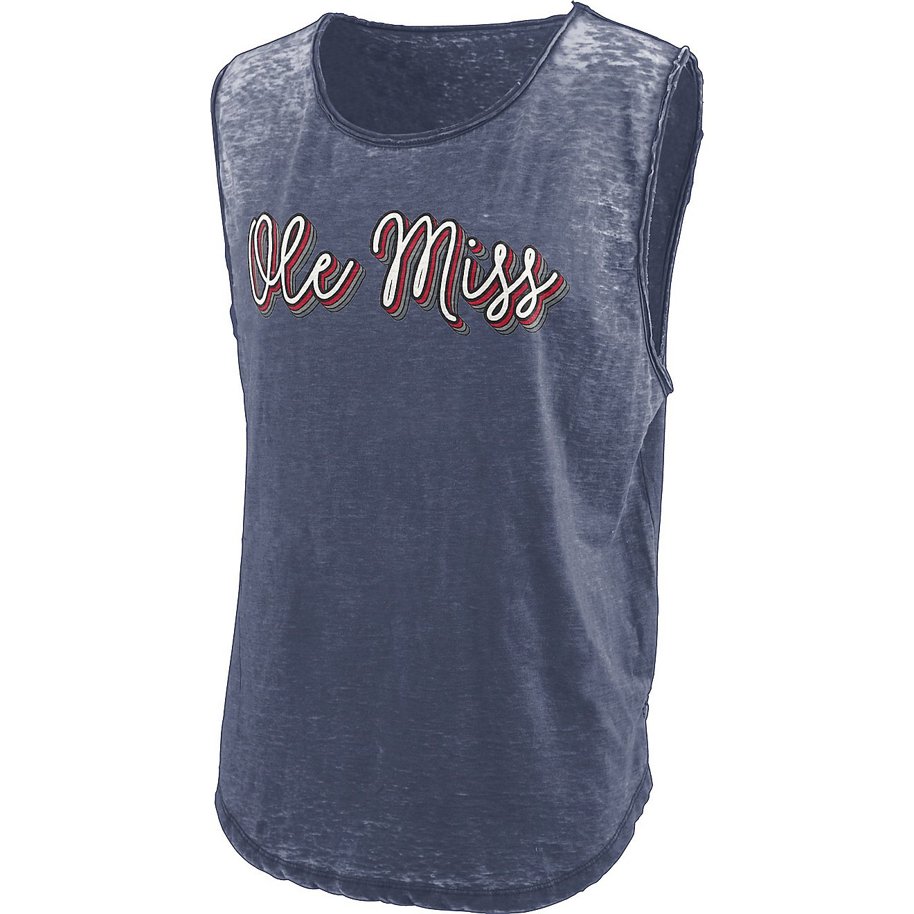 Three Square Women's University Mississippi Go Girl Tank Top                                                                     - view number 1