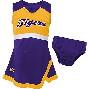Outerstuff Girls' Louisiana State University Cheer Captain Jumper Dress