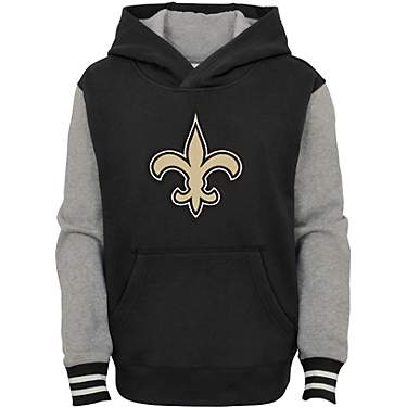 Outerstuff Youth New Orleans Saints Heritage Fleece Pullover Hoodie                                                             