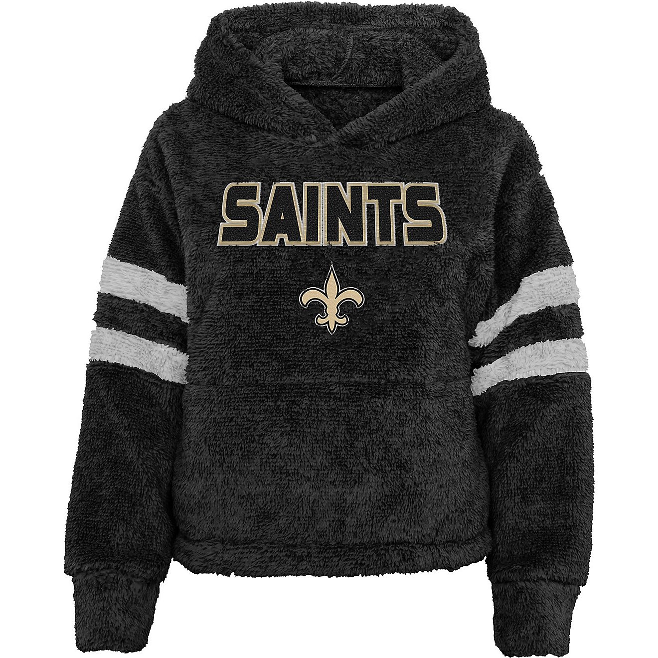 Outerstuff Youth New Orleans Saints Huddle Up Sherpa Hoodie                                                                      - view number 1