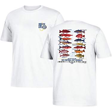 New World Graphics Men's SEC Freshwater Fish T-shirt                                                                            