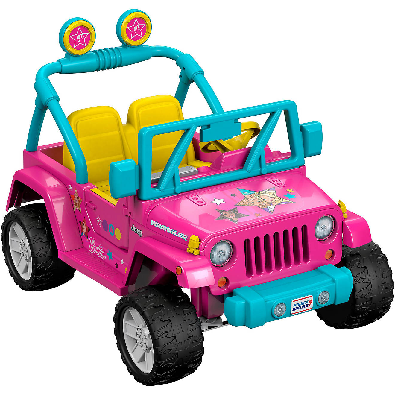 Power Wheels Barbie Jeep Wrangler Ride-On Toy                                                                                    - view number 1