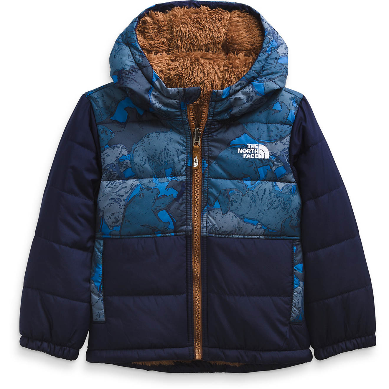 The North Face Toddler Boys' Reversible Mount Chimbo Full Zip Hooded Parka                                                       - view number 1