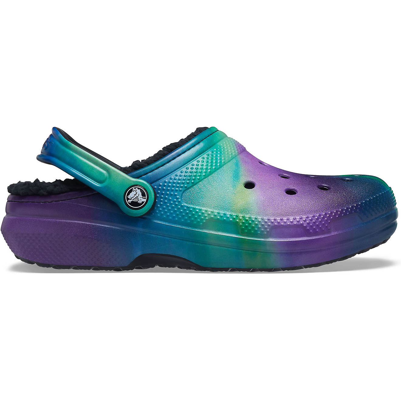 Crocs Adults' Classic Fuzz-Lined OOTW Clogs                                                                                      - view number 1