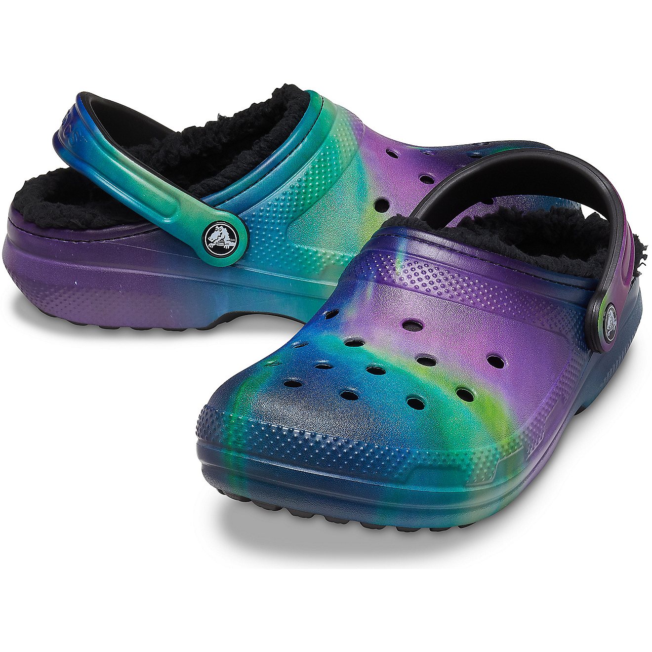 Crocs Adults' Classic Fuzz-Lined OOTW Clogs                                                                                      - view number 5