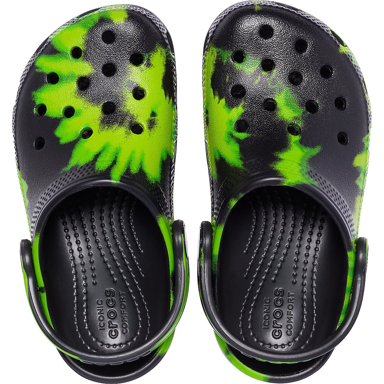 Crocs Kids' Classic Tie-Dye Graphic Clogs                                                                                        - view number 6