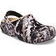 Crocs Adults' Classic Fuzz-Lined Bleach Dye Clogs                                                                                - view number 2 image