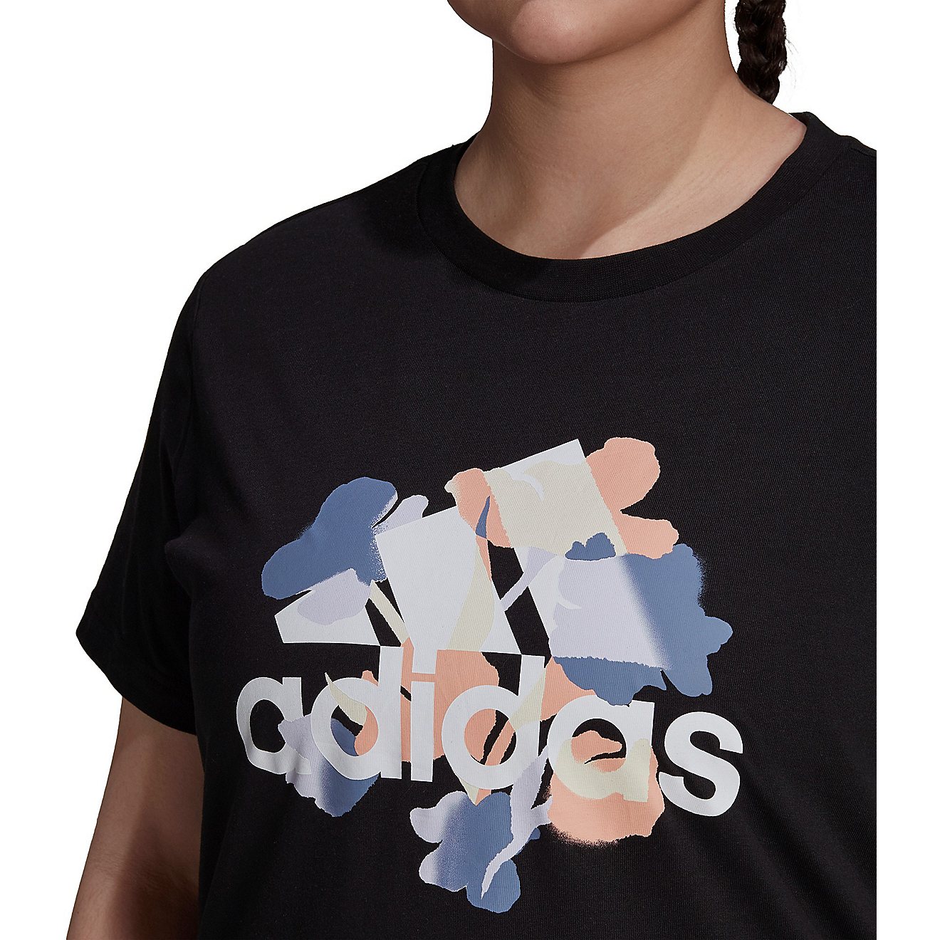 adidas Women's Floral Graphic T-shirt                                                                                            - view number 3