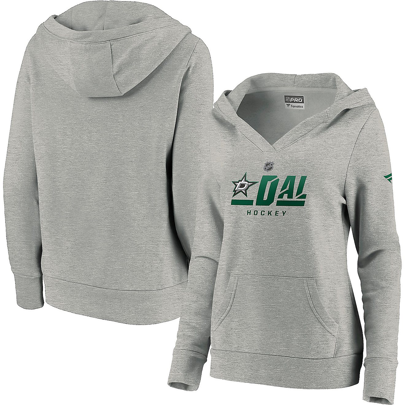 Fanatics Women's Dallas Stars Secondary Tricode Pullover  Hoodie                                                                 - view number 1