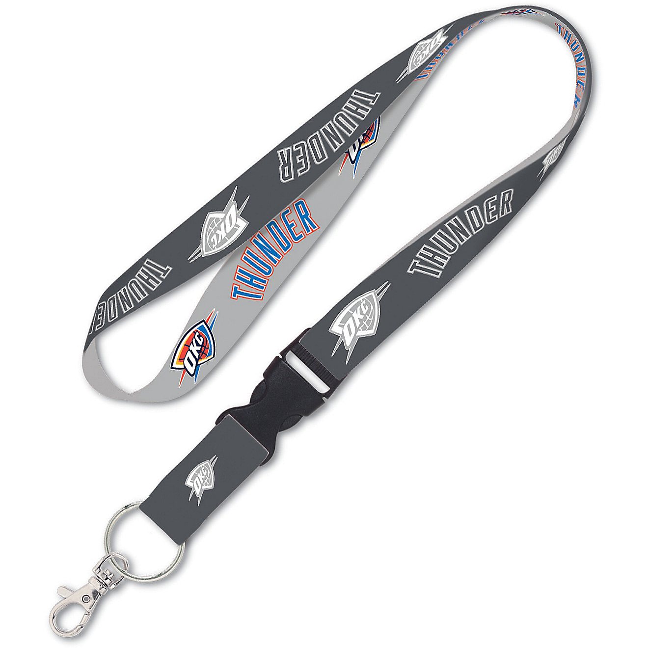 WinCraft Oklahoma City Thunder Buckle 1 in Lanyard                                                                               - view number 1