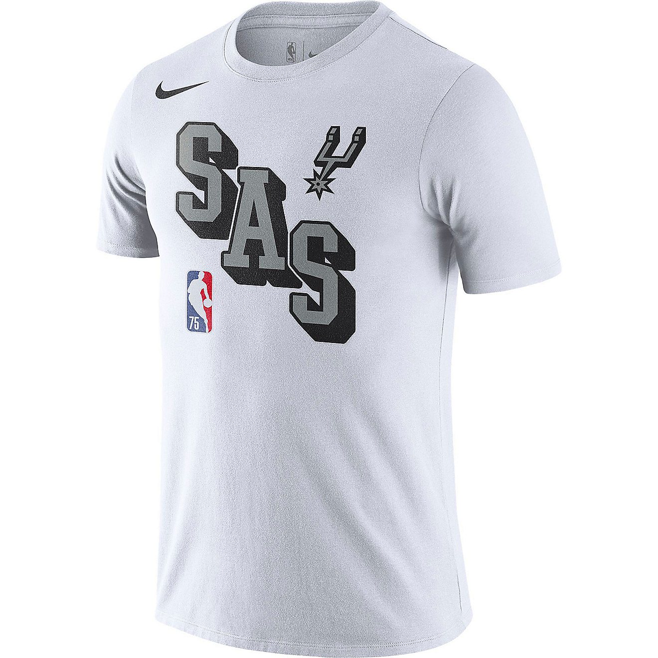 Nike Men's San Antonio Spurs Dri-FIT 3-D Graphic T-shirt                                                                         - view number 1