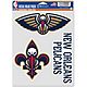 WinCraft New Orleans Pelicans Fan Decal 3-Pack                                                                                   - view number 1 image
