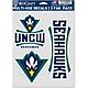 WinCraft University of North Carolina at Wilmington Fan Decal 3-Pack                                                             - view number 1 image