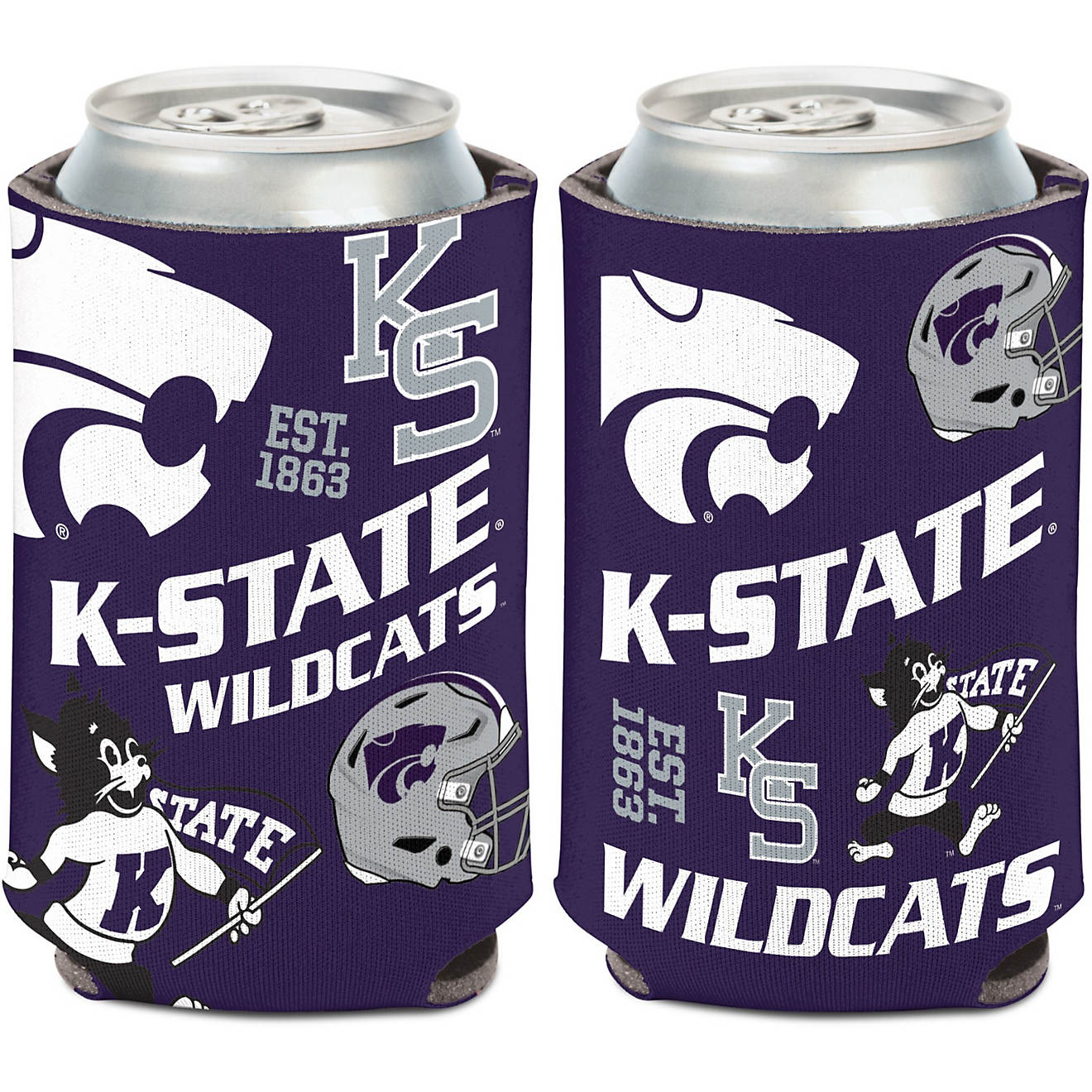 WinCraft Kansas State University Scatter Can Coozie                                                                              - view number 1