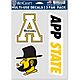 WinCraft Appalachian State University Fan Decals 3-Pack                                                                          - view number 1 image