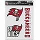 WinCraft Tampa Bay Buccaneers Fan Decals 3-Pack                                                                                  - view number 1 image