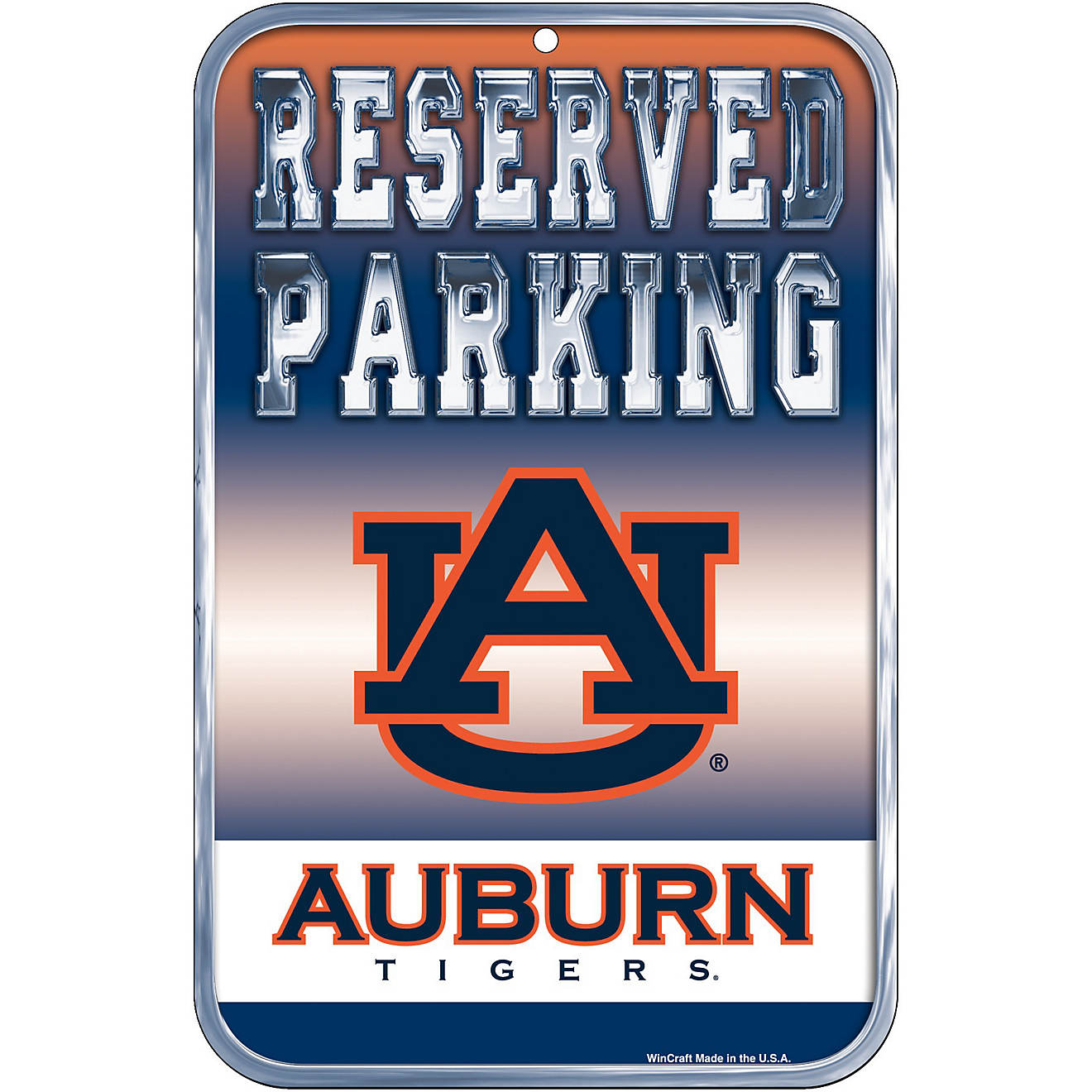 WinCraft Auburn University 11 in x 17 in Plastic Sign                                                                            - view number 1