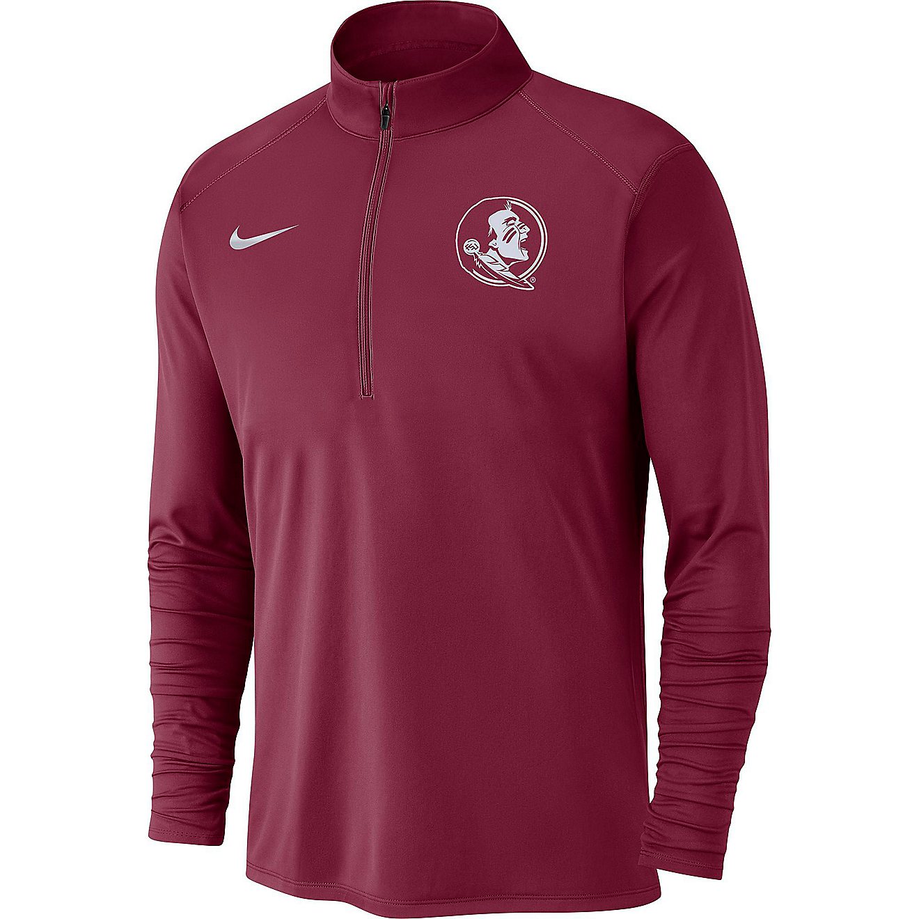 Nike Men's Florida State University Dri-FIT QZ Pacer Long Sleeve Top                                                             - view number 1