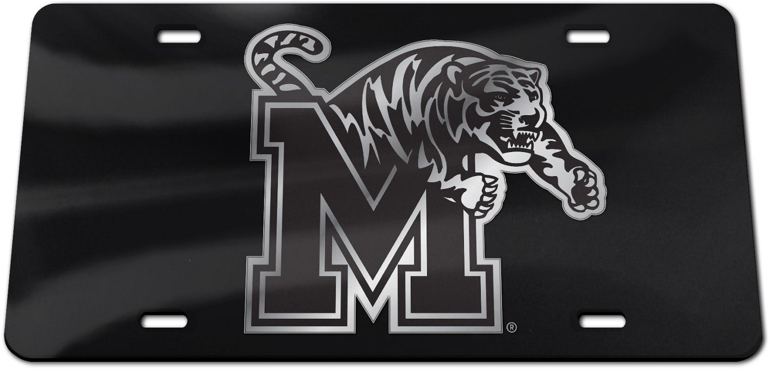 WinCraft University of Memphis Blackout License Plate Academy