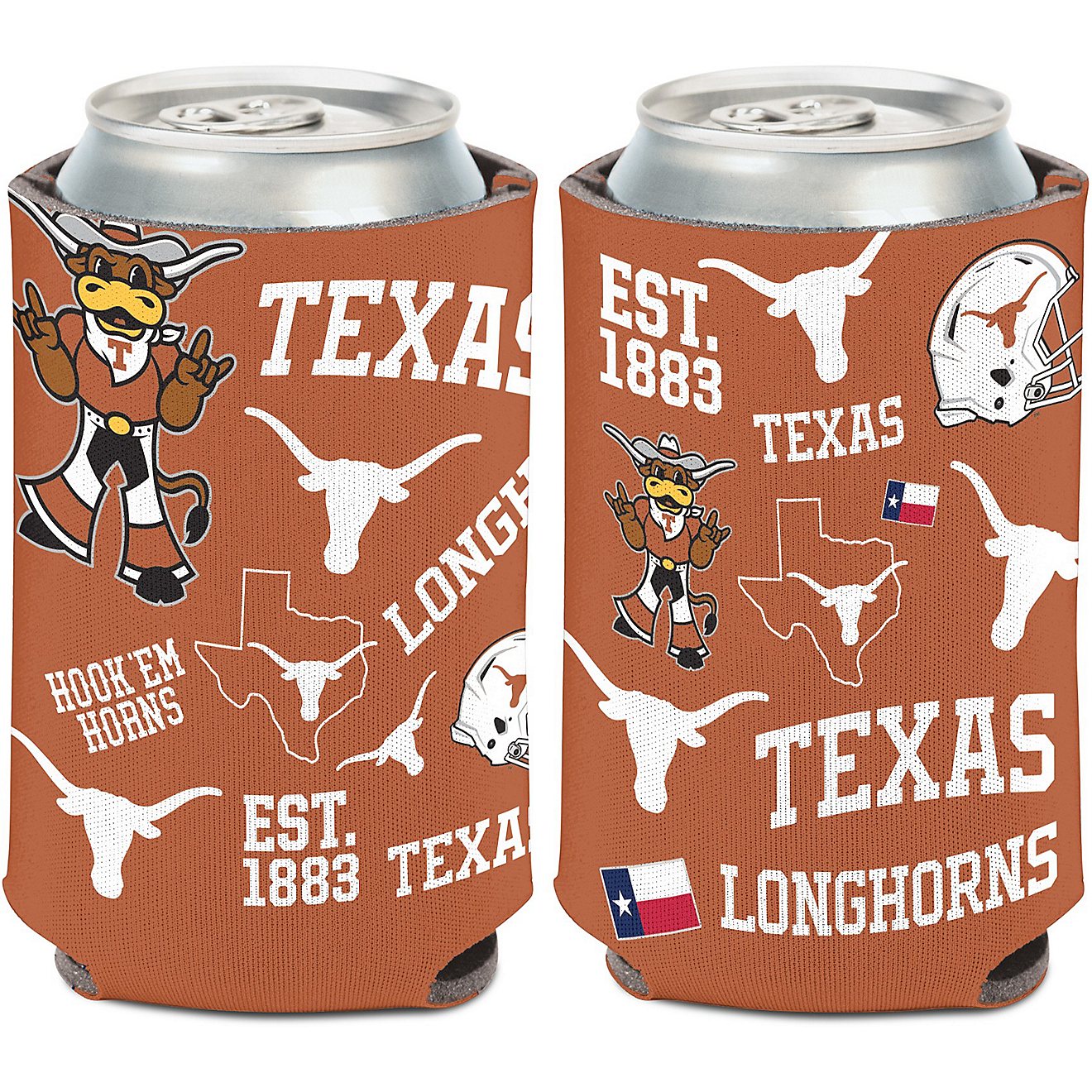 WinCraft University of Texas Scatter Coozie                                                                                      - view number 1