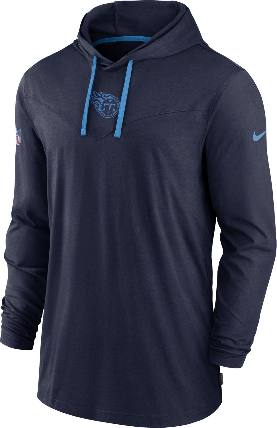 Nike Men's Tennessee Titans Long Sleeve Hoodie Shirt Academy