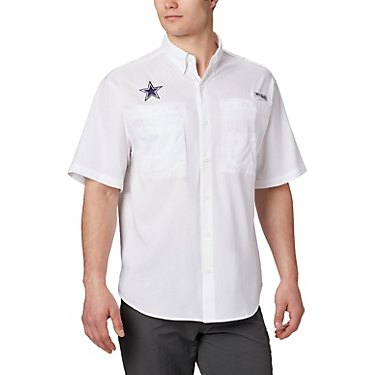 Columbia Sportswear Men's Dallas Cowboys PFG Tamiami Fishing Shirt