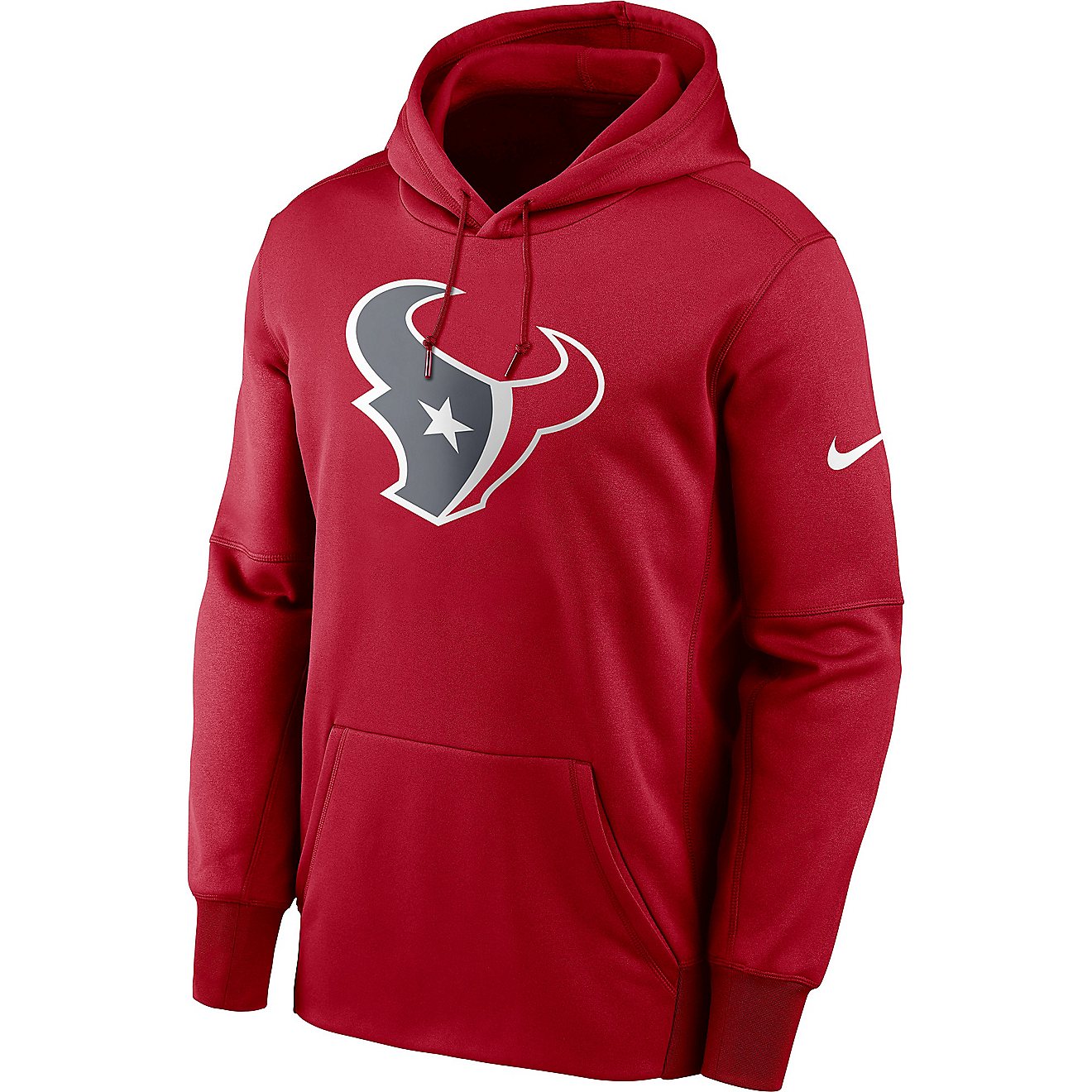 Nike Men's Houston Texans Therma Prime Logo Pullover Hoodie                                                                      - view number 1