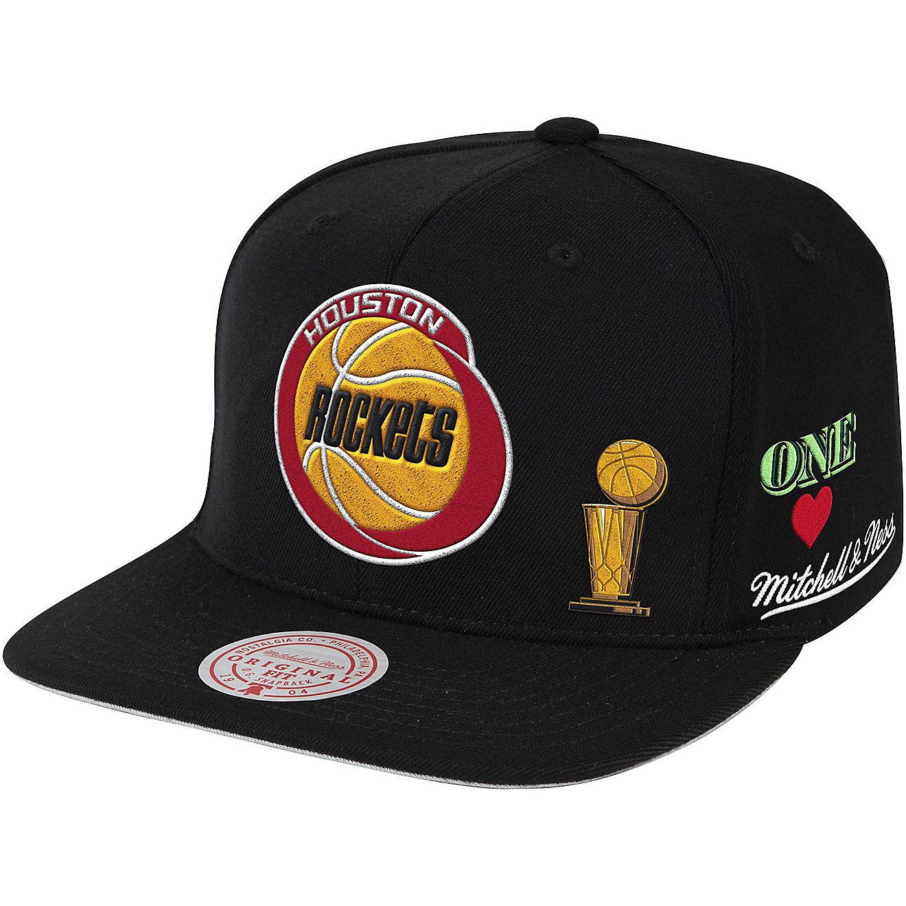 Mitchell & Ness Houston Rockets Hyper Local QS Snapback Cap                                                                      - view number 1