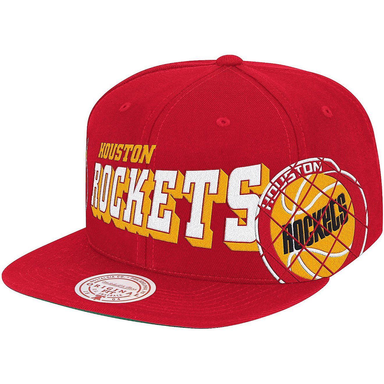 Mitchell & Ness Houston Rockets Grid QS Snapback Cap                                                                             - view number 1