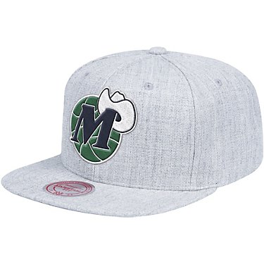 Mitchell & Ness Dallas Mavericks Team Heather Snapback Cap