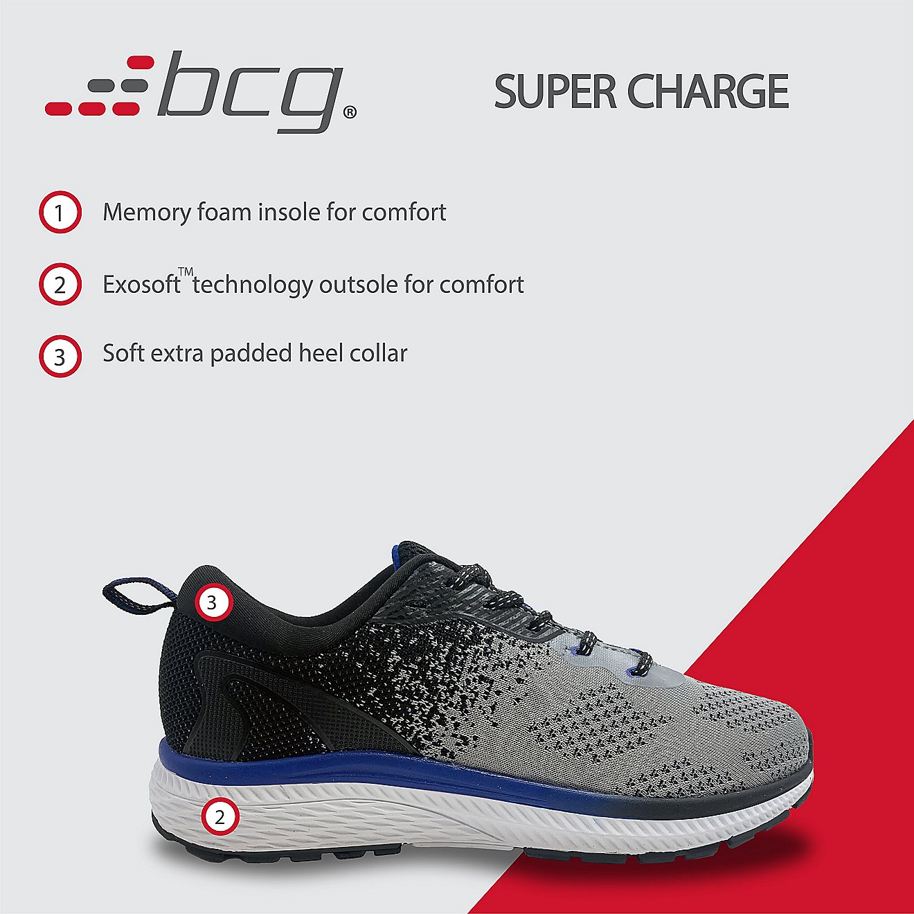 BCG Men's Super Charge Shoes                                                                                                     - view number 5