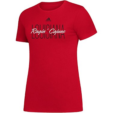 adidas Women’s University of Louisiana at Lafayette Mascot Amplifier T-shirt
