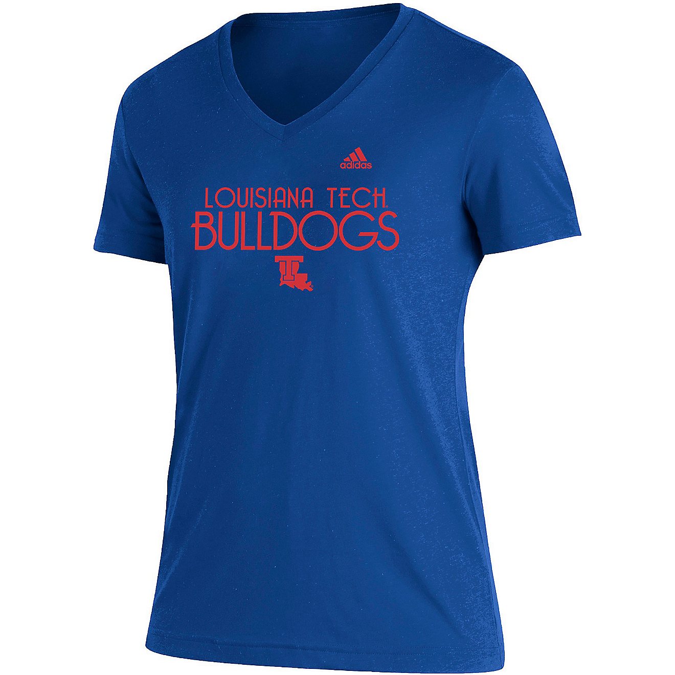 adidas Women’s Louisiana Tech University Mascot Blend T-shirt                                                                  - view number 1