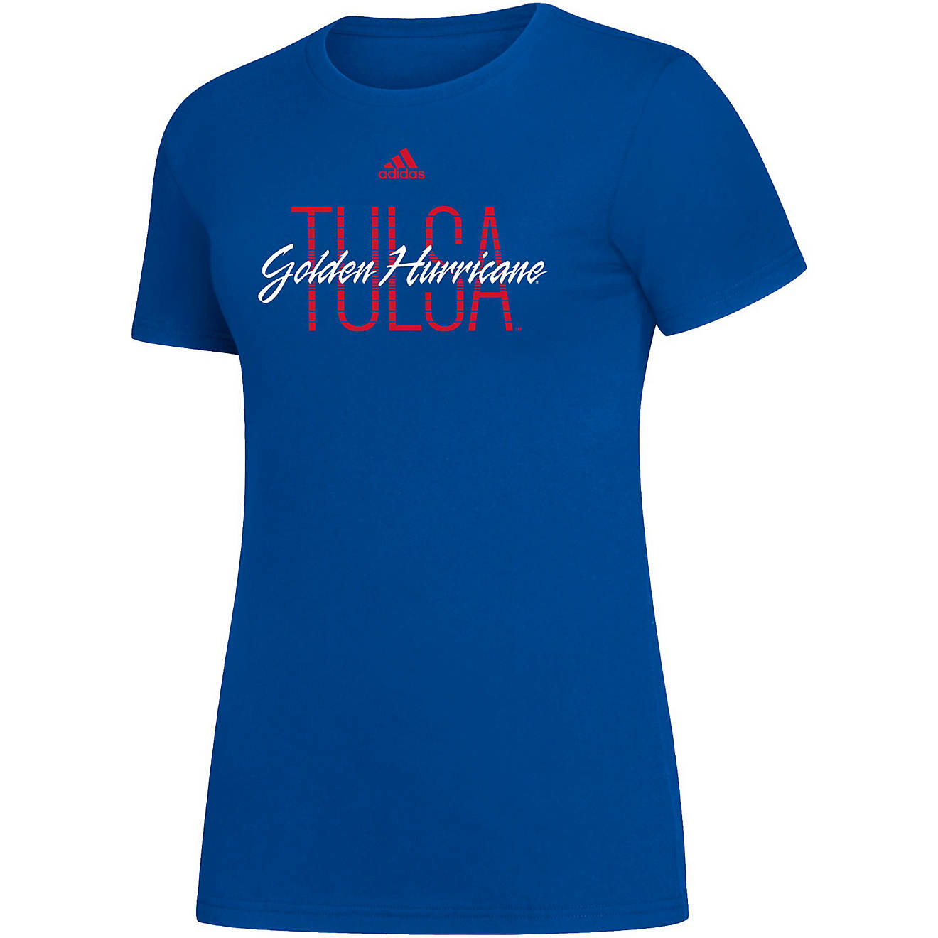 adidas Women’s University of Tulsa Mascot Amplifier T-shirt                                                                    - view number 1